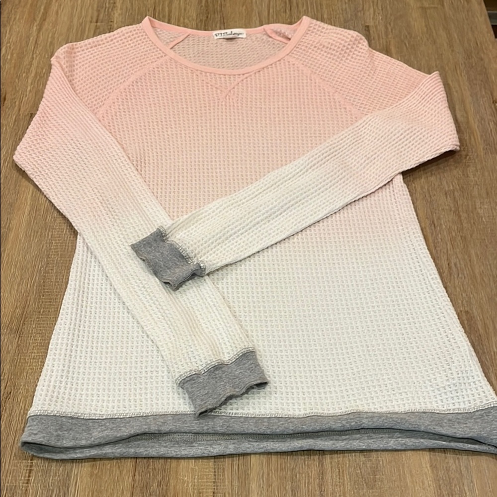 P.J. Salvage Ombre Long Sleeve Top - Picture 6 of 9